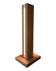 Drewniana lampka stołowa LED z pilotem - S428-Glaxi