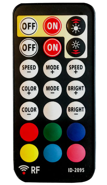 Drewniana lampka nocna stołowa LED z pilotem S428-Lugano