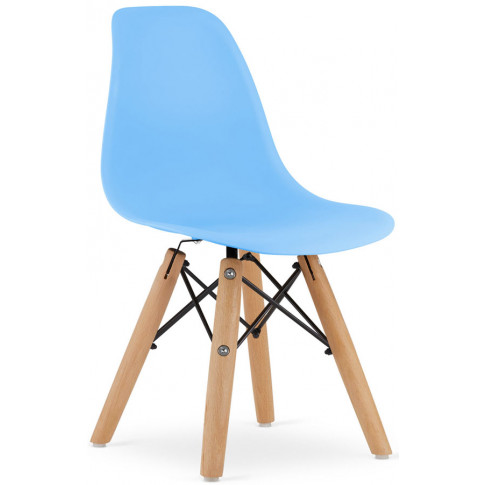 4x ergonomiczne krzesło do pokoju dziecęcego niebieskie suzi