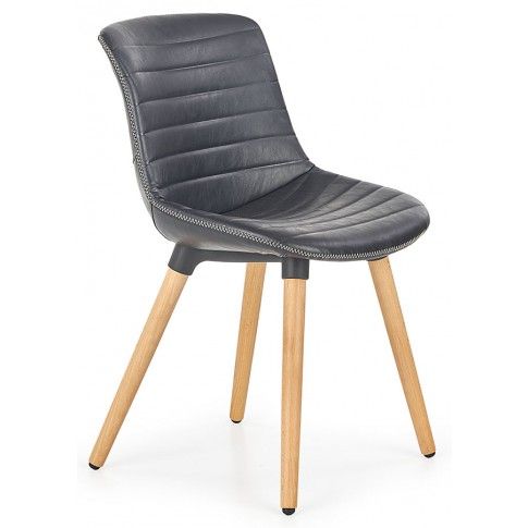 Zdjęcie produktu Krzesło drewniane Lorien - czarne.