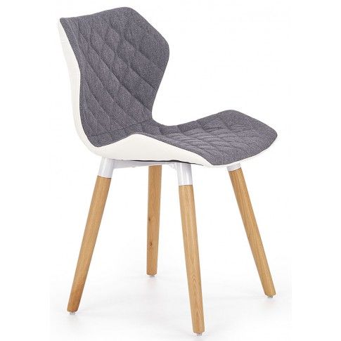 Zdjęcie produktu Stylowe krzesło tapicerowane Kilmer - popielate.