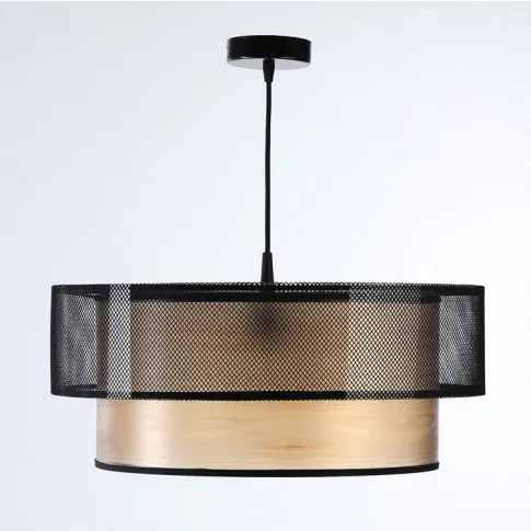 Nowoczesna lampa wisząca do salonu z abażurem S430-Krisa