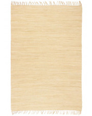 Kremowy prostokątny dywan 80x160 cm - Kevis w sklepie Edinos.pl