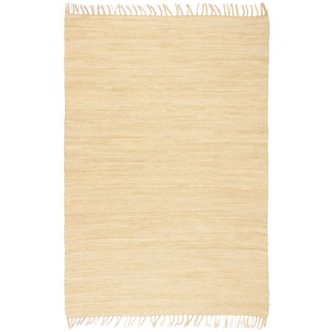 Kremowy bawełniany dywan Kevis