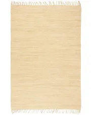 Kremowy bawełniany dywan prostokątny 160x230 cm - Kevis w sklepie Edinos.pl