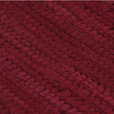 Prostokątny dywan ręcznie tkany Kevis bordowy
