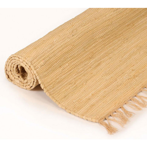Beżowy dywan w stylu boho Kevis