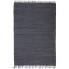 Antracytowy ręcznie tkany dywan boho 160x230 cm - Kevis