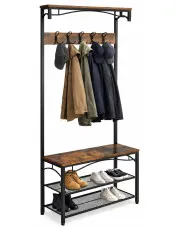 Wieszak stojący z siedziskiem i szafką na buty - Helior 23X w sklepie Edinos.pl