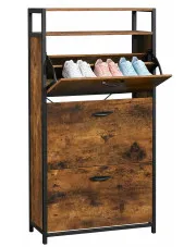 Industrialna szafka na buty do przedpokoju - Helior 24X w sklepie Edinos.pl