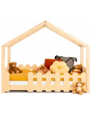 Skandynawskie łóżko z barierką - Breton 4X w sklepie Edinos.pl