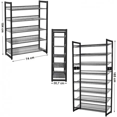 możliwość łączenia regałów monero i wymiary