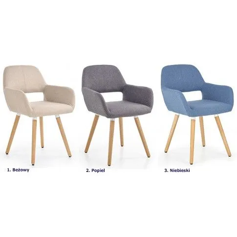 Zdjęcie niebieskie krzesło drewniane Sharon | Edinos.pl