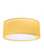 Żółta designerska lampa wisząca - S436-Estera