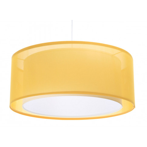 Żółta nowoczesna lampa wisząca nad stół S436-Estera