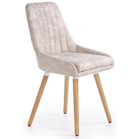 Zdjęcie produktu Krzesło drewniane Eadon - beżowe.