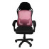 Czarno-różowy fotel obrotowy Ramiro