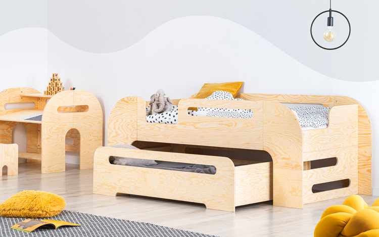 Drewniane łóżko dziecięce Kaja
