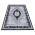 Szaro-czarny prostokątny dywan do sypialni - Logar 3X