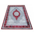 Szaro-czerwony dywan z wzorem z kilku rozmiarach Logar 3X