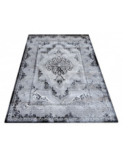 Szaro-czarny dywan z wzorami - Logar 4X w sklepie Edinos.pl