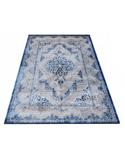 Szaro-niebieski prostokątny dywan - Logar 4X w sklepie Edinos.pl