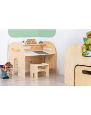Małe biurko dziecięce z uchylonym blatem - Polly w sklepie Edinos.pl