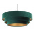 Zielona lampa wisząca glamour nad stół - S441-Vilda