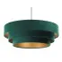 Zielona lampa wisząca glamour nad stół - S441-Bonito