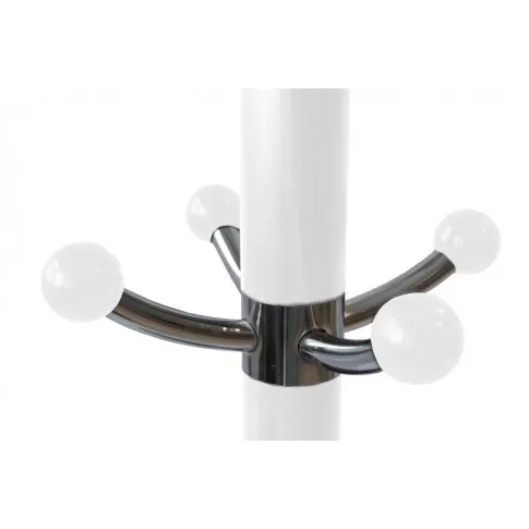 Biały wieszak do przegpokoju Linzo