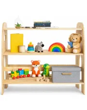 Drewniany regał na zabawki do pokoju dziecięcego - Vinero w sklepie Edinos.pl