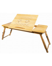 Bambusowy składany stolik pod laptopa - Westi w sklepie Edinos.pl