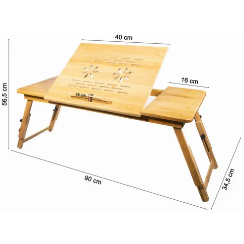 skladany stolik pod laptopa z drewna bambusowego westi wymiary