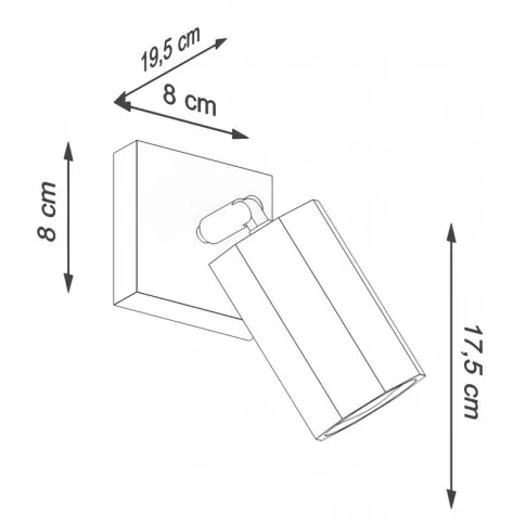 Wymiary lampy S472-Zeros