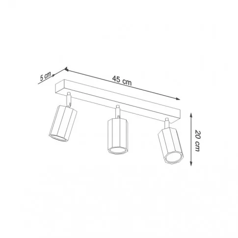 Wymiary plafonu S474-Zeros