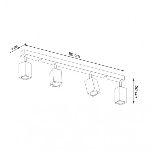 Wymiary plafonu S482-Kerbi