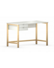 Białe biurko dla dziecka z szufladami - Molus 3X w sklepie Edinos.pl