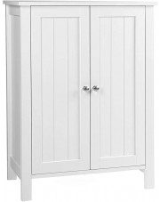 Biała klasyczna szafka łazienkowa stojąca - Albis 3X w sklepie Edinos.pl