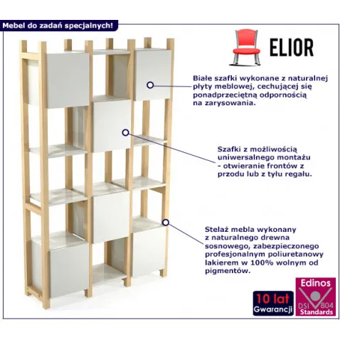 Regał do salonu Pikos