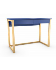 Minimalistyczne biurko do nauki niebieskie - Roler 3X 60x120 w sklepie Edinos.pl