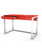 Nowoczesne biurko młodzieżowe czerwone - Roler 4X 60x120 w sklepie Edinos.pl