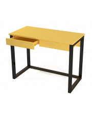 Nowoczesne biurko dla nastolatków żółte - Roler 5X 60x120 w sklepie Edinos.pl