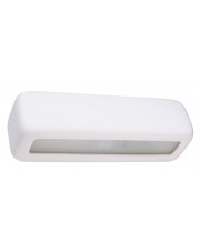 Biały ceramiczny kinkiet minimalistyczny - S490-Stormi