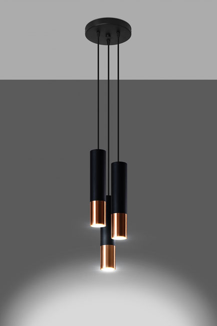 Nowoczesna lampa wisząca potrójna tuba EXX247-Oller