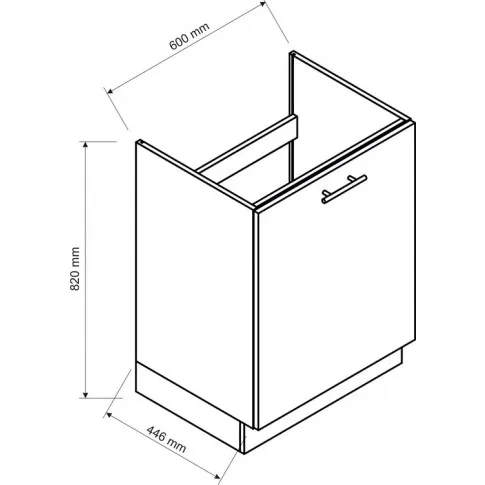 szafka pod zlew 60 erissa 13x