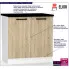 infografika szafki kuchennej stojacej front 2x dab sonoma 80 erissa 16x