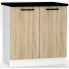 szafka kuchenna stojaca 80 cm podwójne drzwi dab sonoma erissa 16x