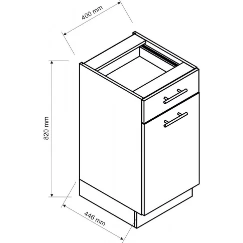 wymiary szafki Orion 3X