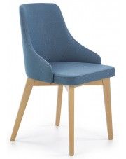 Krzesło drewniane Altex - turkusowe w sklepie Edinos.pl