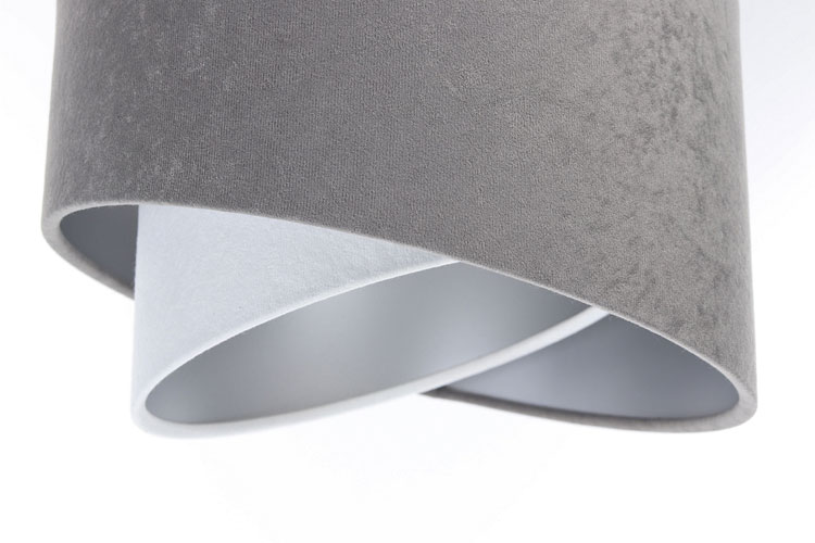 Potrójna asymetryczna lampa wisząca z 3 kloszami S505-Enna